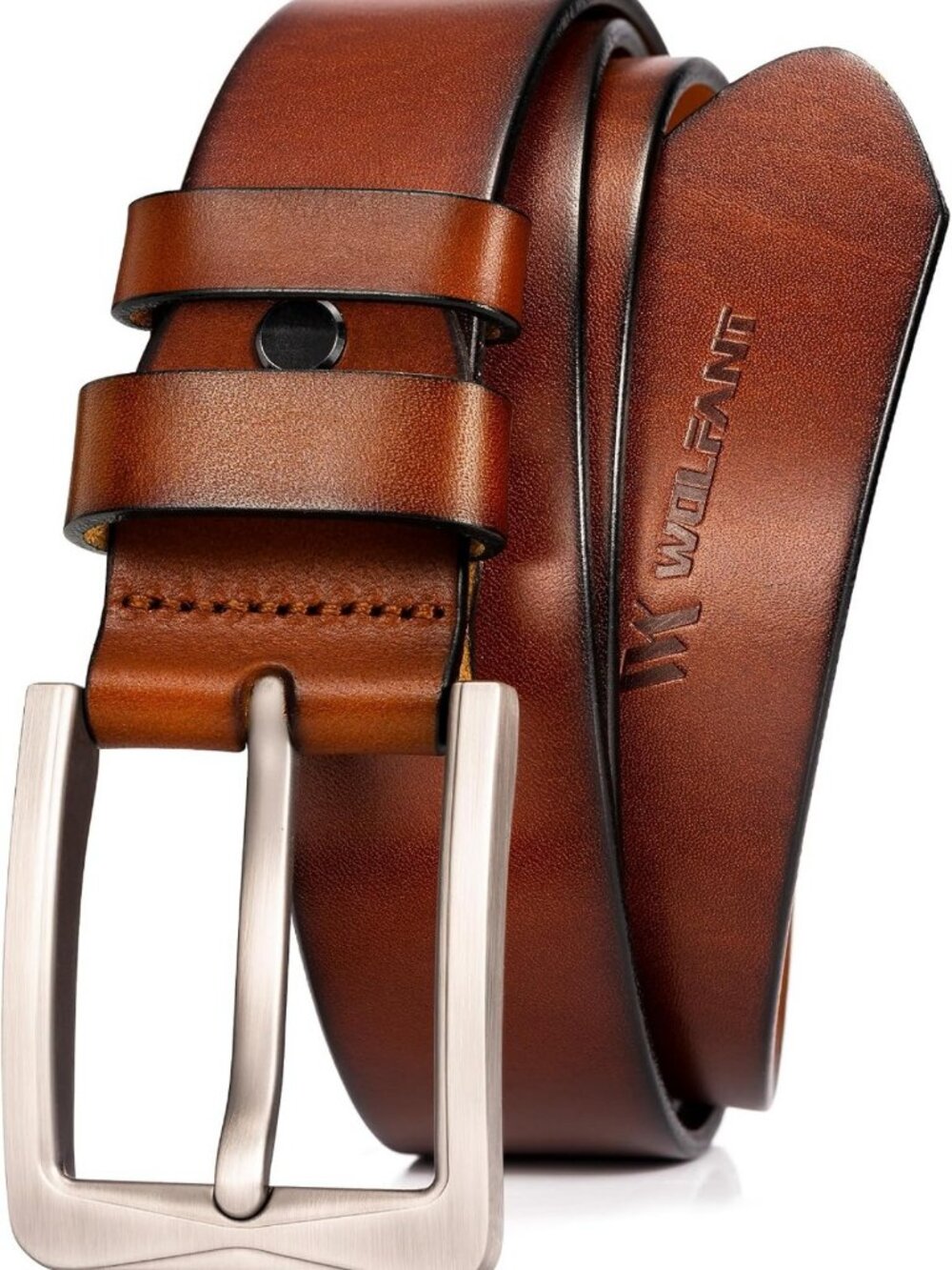 Men's 1.5" Full Grain Italian Leather Belt - Durable, Stylish & Versatile